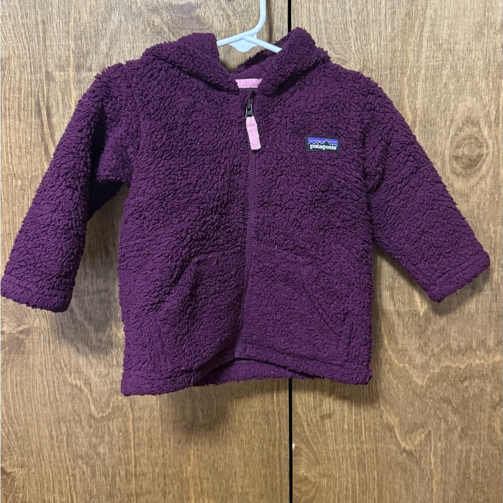 Patagonia Purple Fleece Sweatshirt Cozy Sherpa